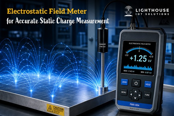 Electrostatic Field Meter for Accurate Static Charge Measurement